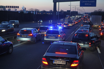 Verkehrschaos Leverkusen